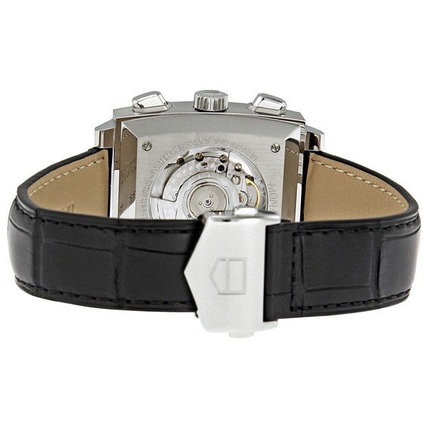 IMG_9086 Tag Heuer CAW2114.FC6177 Monaco Mens Automatic Brushed and Polished Stainless Steel 3