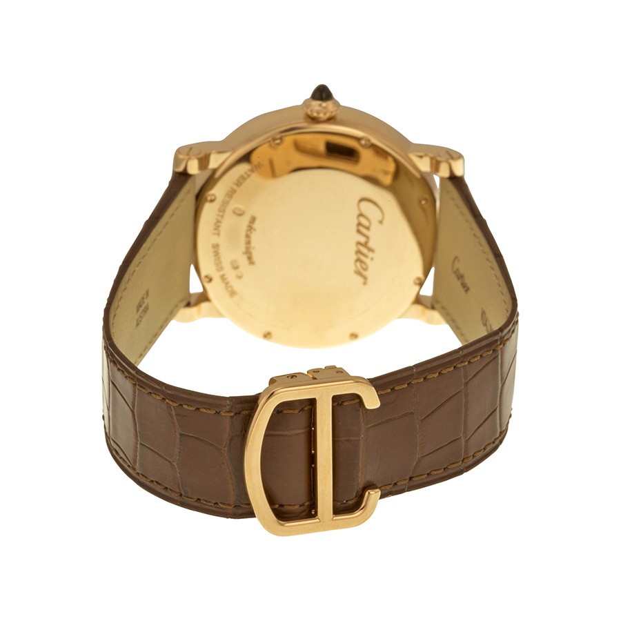IMG_9086 Cartier W1556252 Rotonde de Cartier Mens Hand Wind 18kt Rose Gold 3