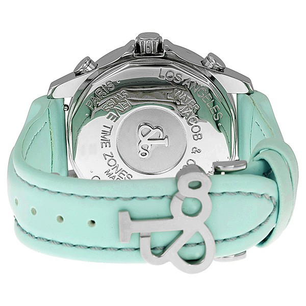 IMG_9086 Jacob Co. JCM125 Five Time Zone Unisex Quartz Stainless Steel 3