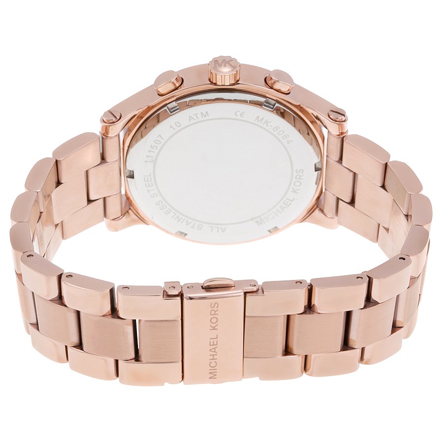 IMG_9086 Michael Kors MK6064 Heidi Ladies Quartz Rose Gold-Tone Stainless Steel 3