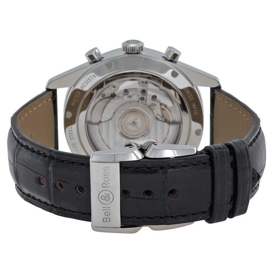 IMG_9086 Bell & Ross BRG126-BL-ST/SCR Vintage Mens Automatic Stainless Steel 3
