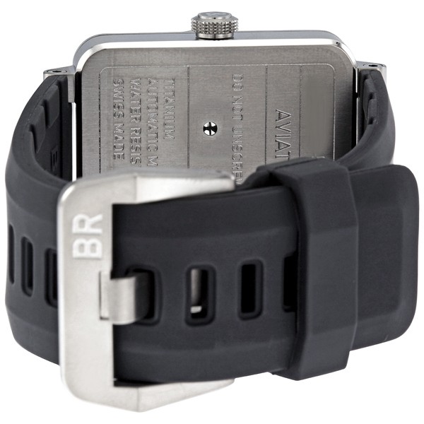 IMG_9086 Bell & Ross BR03-51 GMT Aviation Mens Automatic Satin Brushed Titanium 3