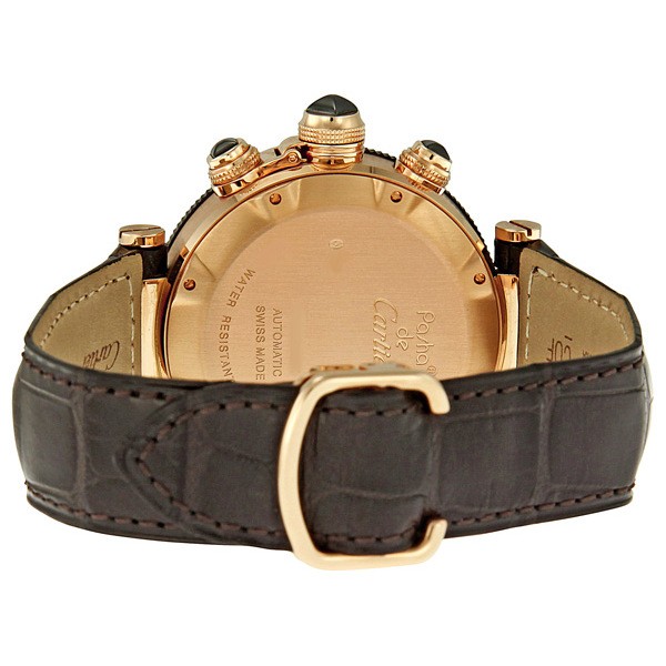 IMG_9086 Cartier W3030018 Pasha de Cartier Mens Automatic 18kt Rose Gold 3