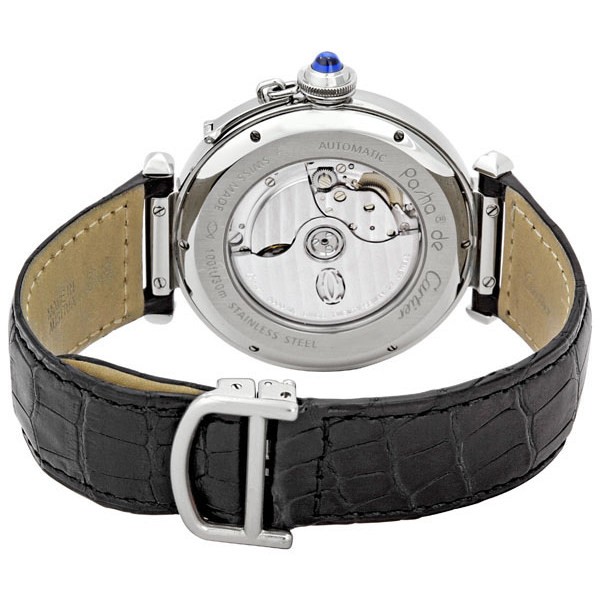 IMG_9086 Cartier W3107255 Pasha de Cartier Mens Automatic Stainless Steel 3