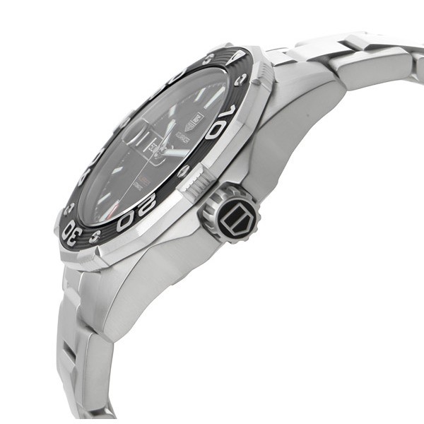 IMG_9086 Tag Heuer WAJ2110.BA0870 Aquaracer Mens Automatic Stainless Steel 3
