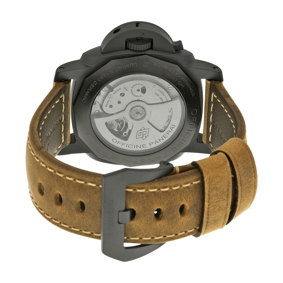 IMG_9086 Panerai PAM00441 Luminor 1950 Mens Automatic Black Titanium 3