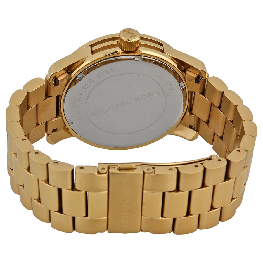 IMG_9086 Michael Kors MK5473 Runway Ladies Quartz Gold-tone Stainless Steel 3