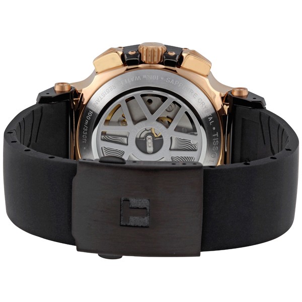 IMG_9086 Tissot T0484272705701 T-Race Collection Mens Automatic Black PVD Stainless Steel 3