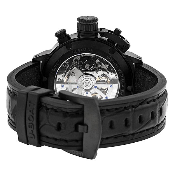 IMG_9086 U-Boat UB7116 Mens Automatic Black Ceramic 3