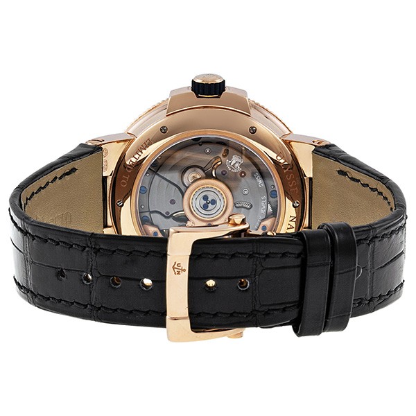 IMG_9086 Ulysse Nardin 1186-122/40 Marine Mens Automatic 18 kt Rose Gold 3