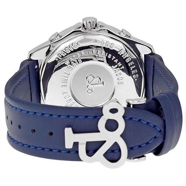 IMG_9086 Jacob Co. JC47YB Five Time Zone Unisex Quartz Stainless Steel 3