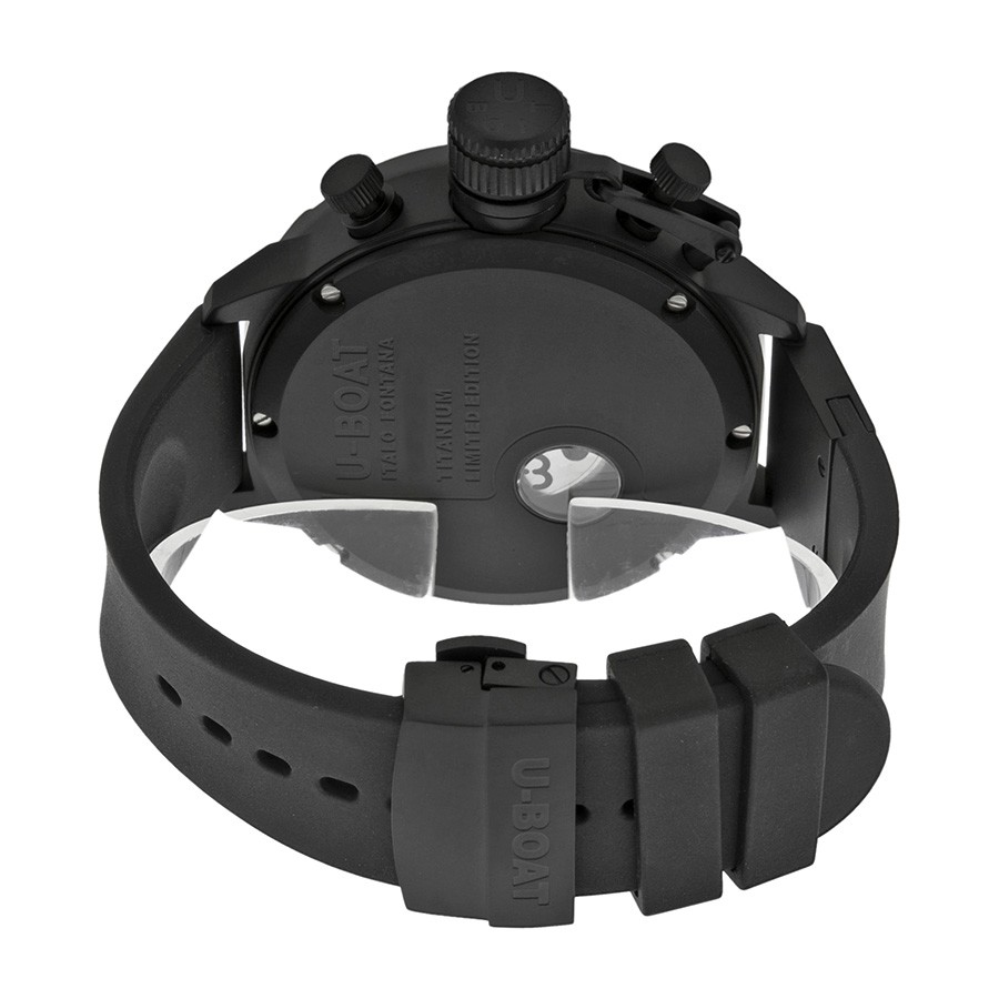 IMG_9086 U-Boat 6201 Classico Mens Automatic Black Ion-plated Titanium 3