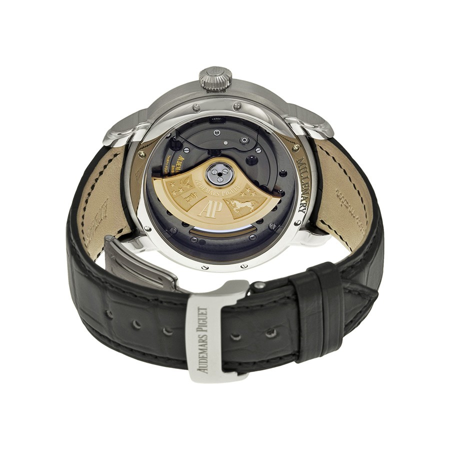 IMG_9086 Audemars Piguet 15350ST.OO.D002CR.01 Millenary Mens Automatic Stainless Steel 3