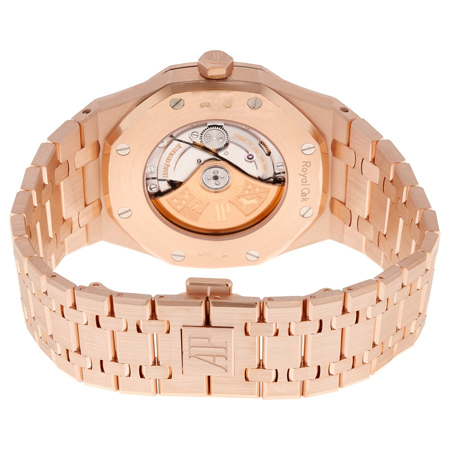 IMG_9086 Audemars Piguet 15400OR.OO.1220OR.01 Royal Oak Mens Automatic 18kt Rose Gold 3