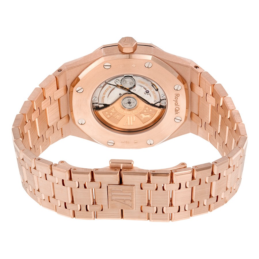 IMG_9086 Audemars Piguet 15400OR.OO.1220OR.02 Royal Oak Mens Automatic 18kt Rose Gold 3