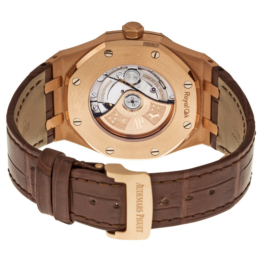 IMG_9086 Audemars Piguet 15400OR.OO.D088CR.01 Royal Oak Mens Automatic 18kt Rose Gold 3