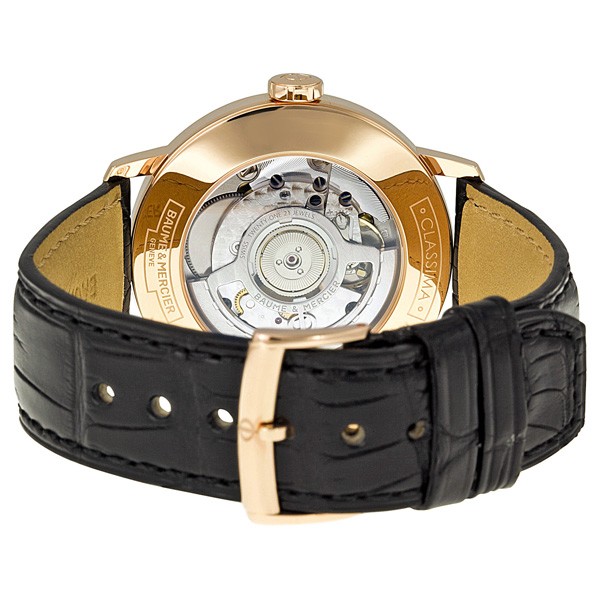 IMG_9086 Baume et Mercier 10037 Classima Mens Automatic 18kt Rose Gold 3