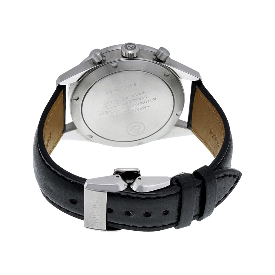 IMG_9086 Bell & Ross BRV126-BL-ST/SCA Vintage Mens Automatic Stainless Steel 3