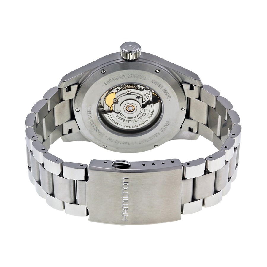 IMG_9086 Hamilton H70625133 Khaki Officer Mens Automatic Stainless Steel 3