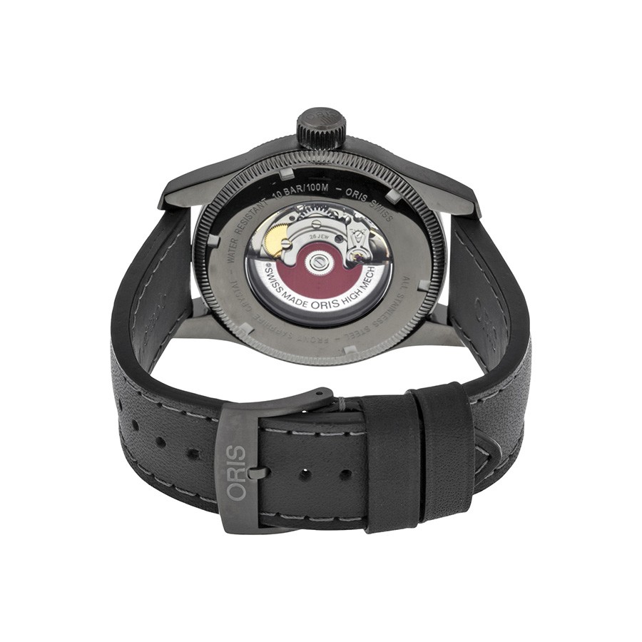 IMG_9086 Oris 733-7629-4263LS Big Crown Mens Automatic Grey PVD Stainless Steel 3