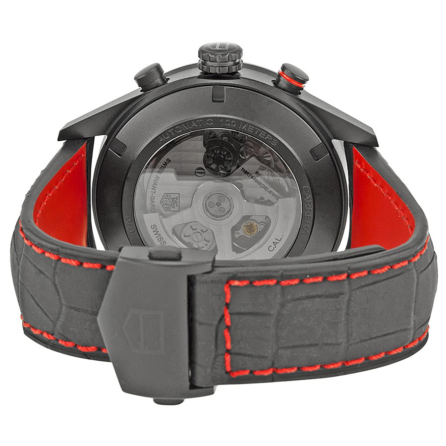 IMG_9086 Tag Heuer CAR2A80FC6237 Carrera Mens Automatic Titanium 3