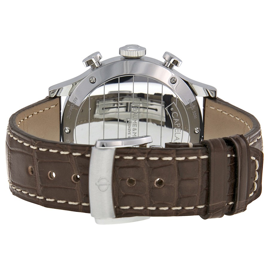 IMG_9086 Baume et Mercier 10041 Capeland Mens Hand Wind Stainless Steel 3