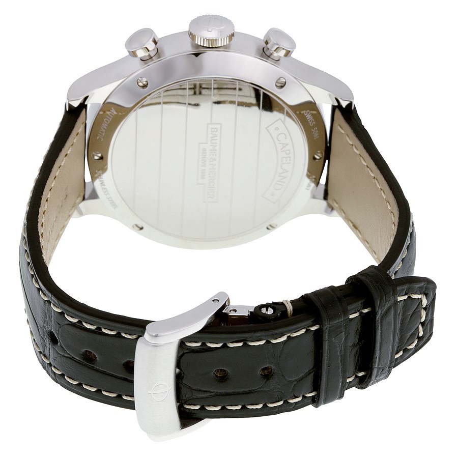 IMG_9086 Baume et Mercier 10042 Capeland Mens Hand Wind Stainless Steel 3