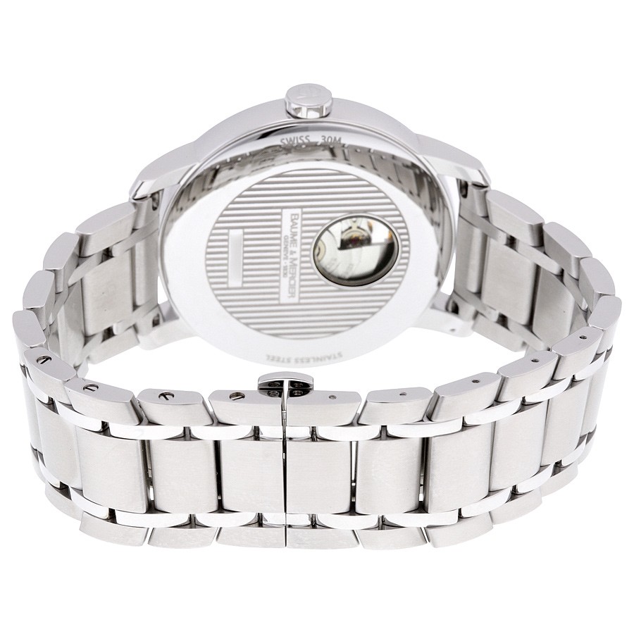 IMG_9086 Baume et Mercier 08833 Classima Mens Automatic Polished Satin-finished Steel 3