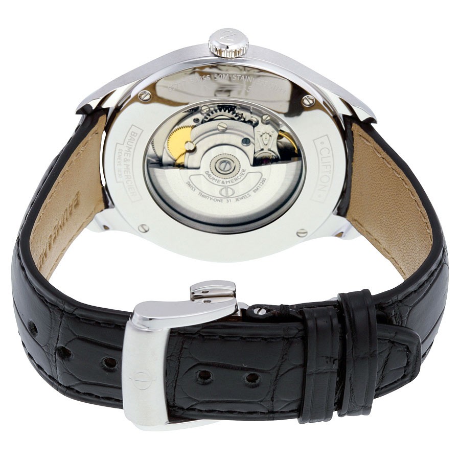 IMG_9086 Baume et Mercier 10052 Clifton Mens Automatic Stainless Steel 3
