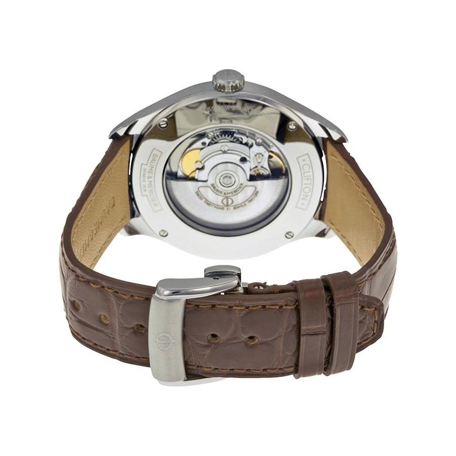 IMG_9086 Baume et Mercier 10053 Clifton Mens Automatic Stainless Steel 3