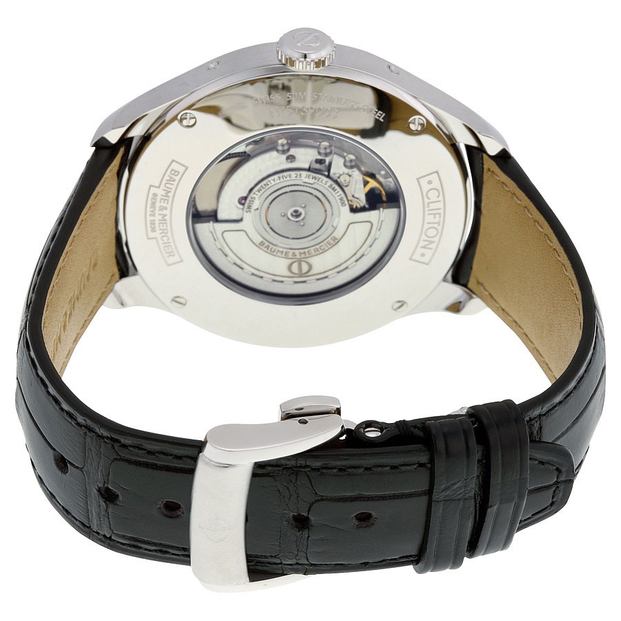 IMG_9086 Baume et Mercier 10055 Clifton Mens Automatic Stainless Steel 3
