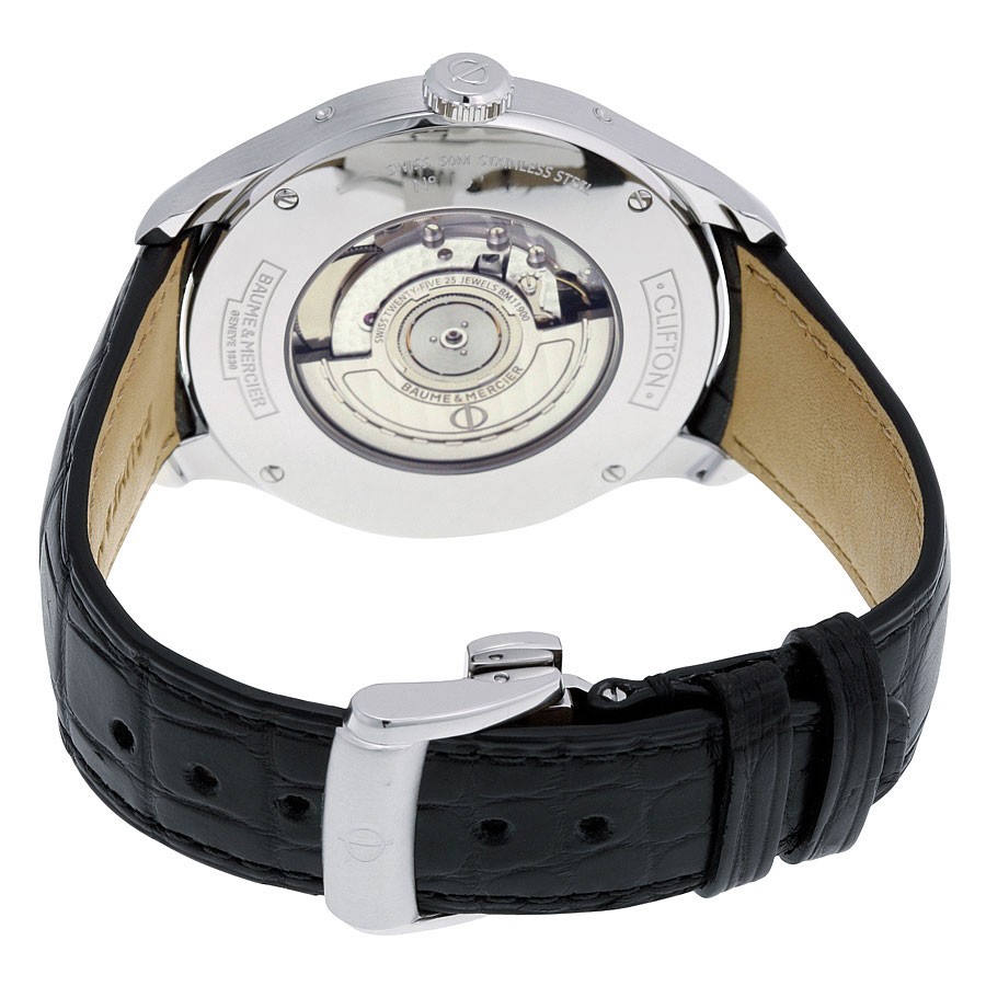 IMG_9086 Baume et Mercier 10057 Clifton Mens Automatic Stainless Steel 3