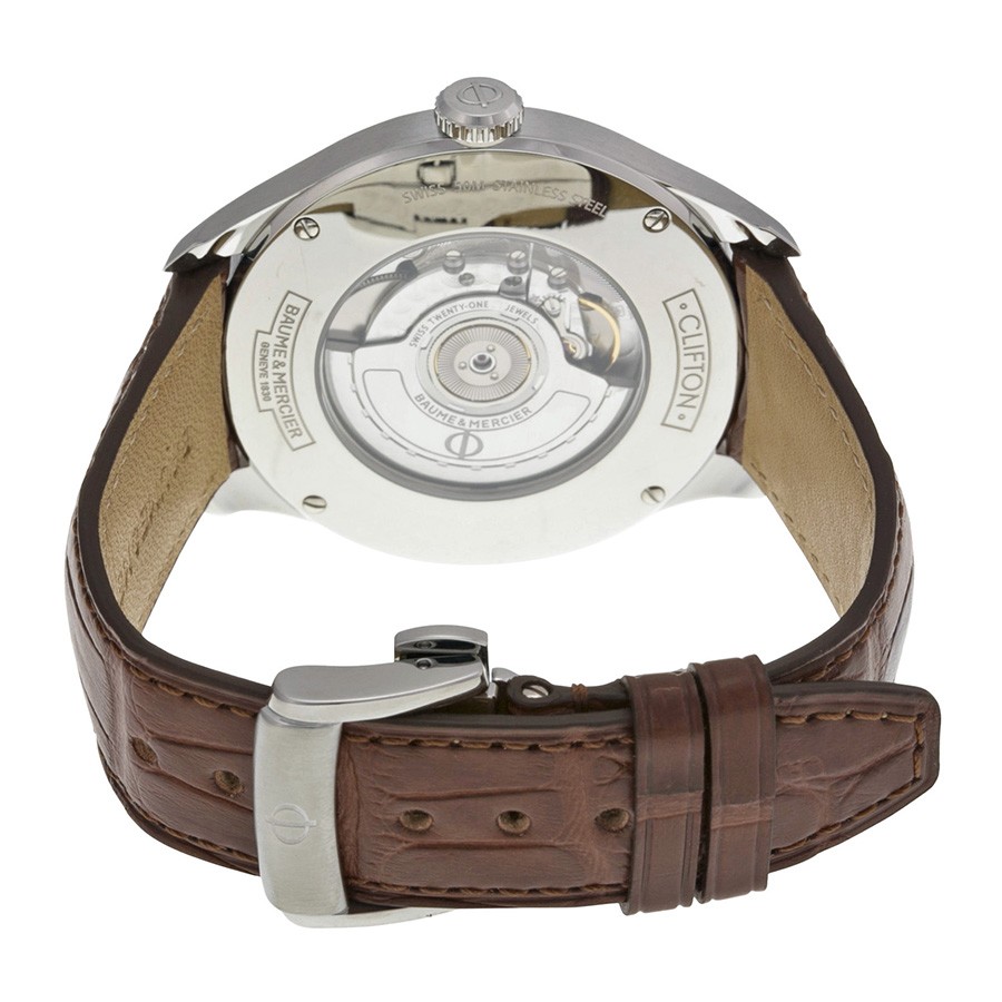 IMG_9086 Baume et Mercier 10111 Clifton Mens Automatic Stainless Steel 3
