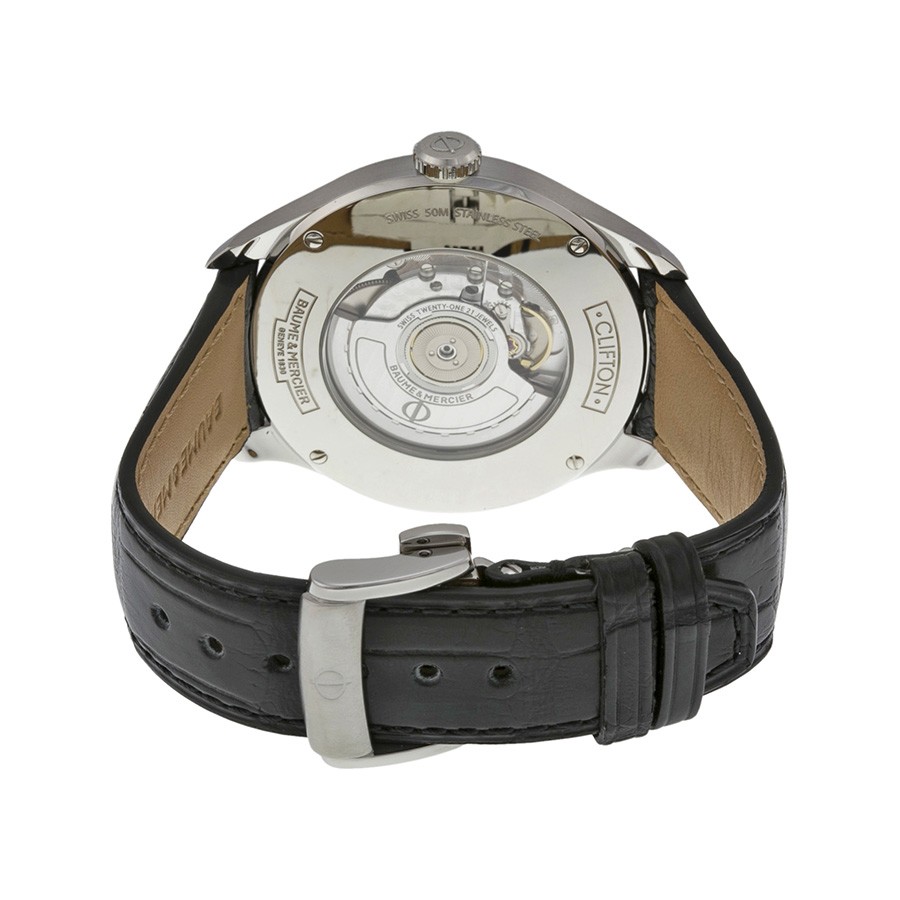 IMG_9086 Baume et Mercier 10112 Clifton Mens Automatic Stainless Steel 3
