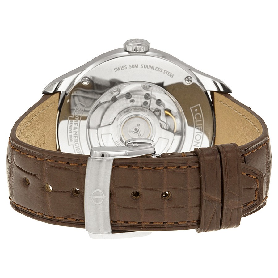 IMG_9086 Baume et Mercier 10149 Clifton Mens Automatic Stainless Steel 3