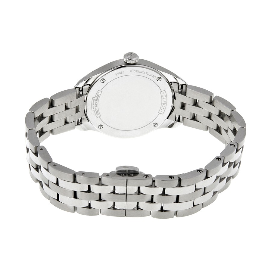 IMG_9086 Baume et Mercier M0A10209 Clifton Ladies Quartz Stainless Steel 3