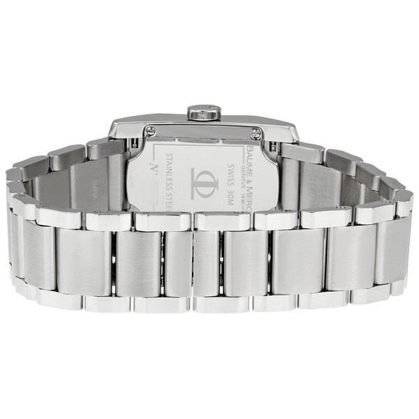 IMG_9086 Baume et Mercier 08568 Diamant Ladies Quartz Polished Satin-Finished Steel 3