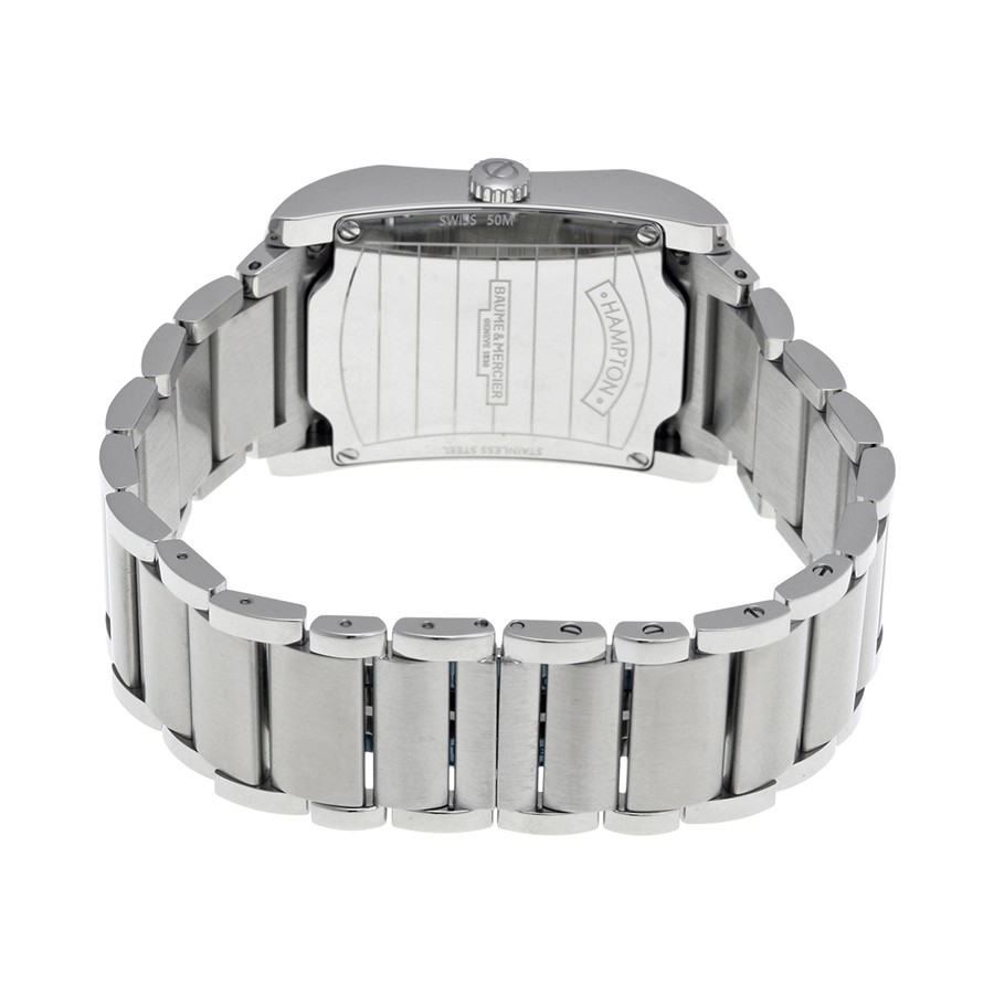 IMG_9086 Baume et Mercier 10021 Hampton Ladies Quartz Stainless Steel 3