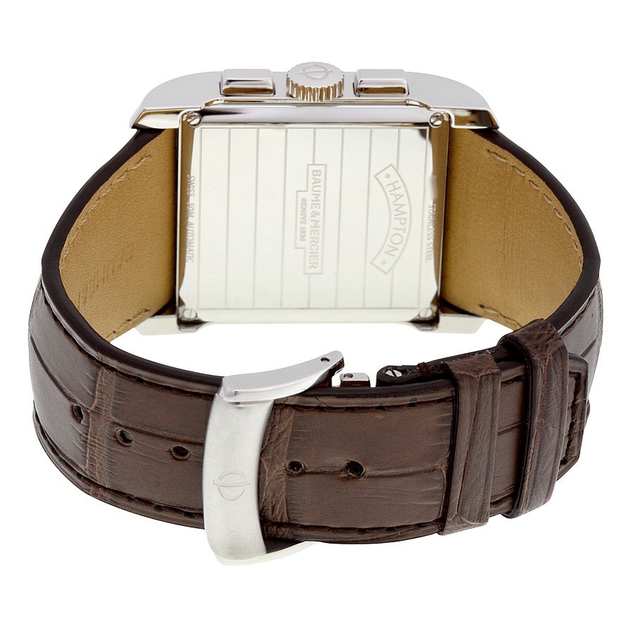 IMG_9086 Baume et Mercier 10029 Hampton Mens Automatic Stainless Steel Polished 3