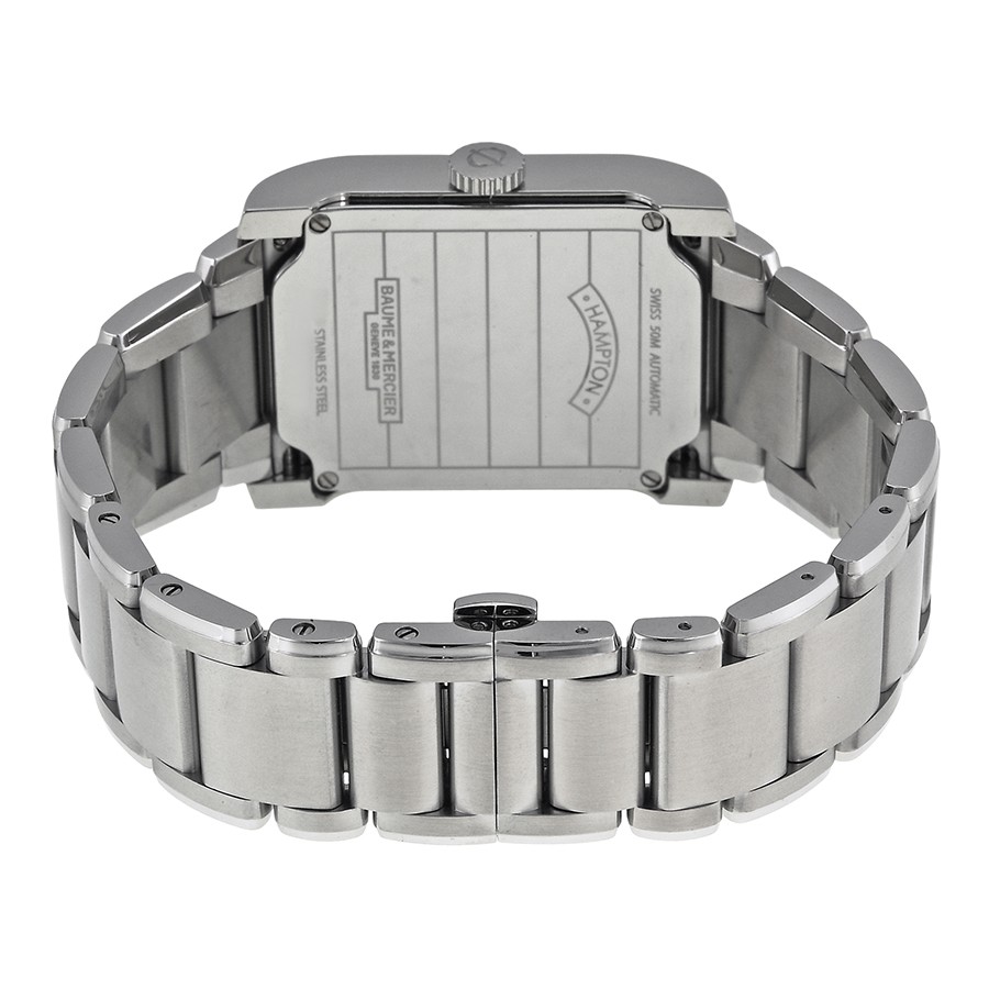 IMG_9086 Baume et Mercier 10048 Hampton Mens Automatic Stainless Steel 3