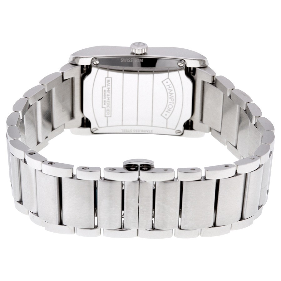 IMG_9086 Baume et Mercier 10049 Hampton Ladies Quartz Stainless Steel 3