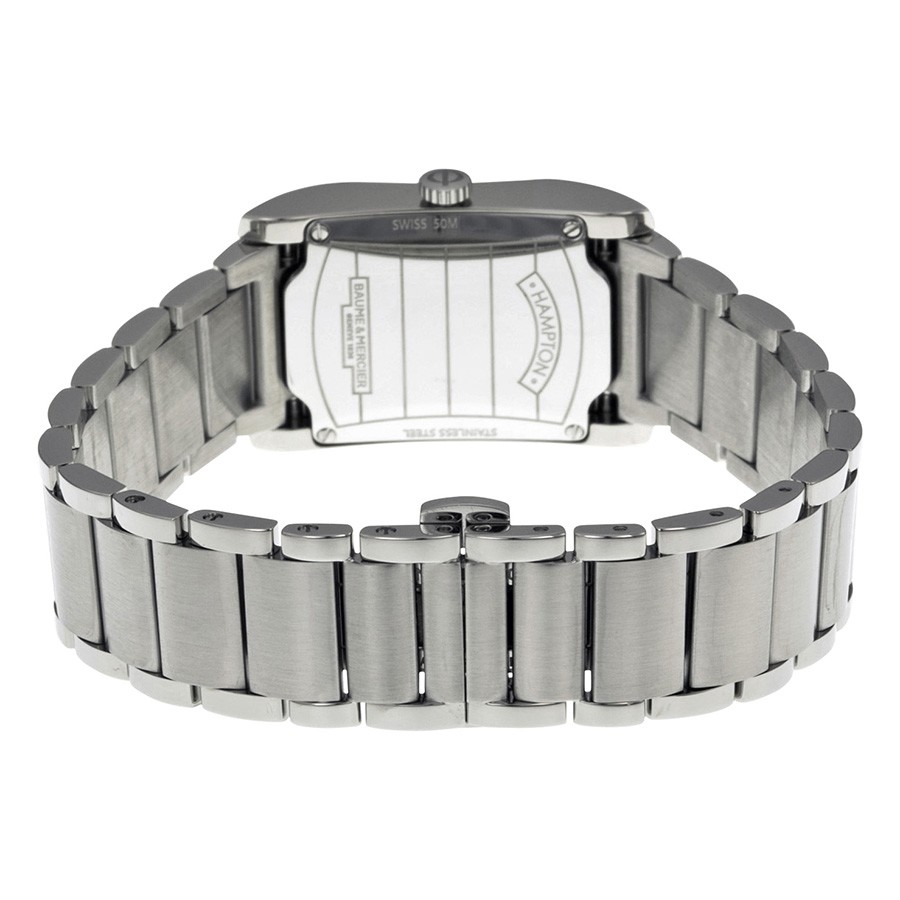 IMG_9086 Baume et Mercier 10051 Hampton Ladies Quartz Stainless Steel 3