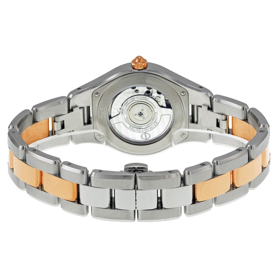 IMG_9086 Baume et Mercier 10073 Linea Ladies Automatic Stainless Steel 3