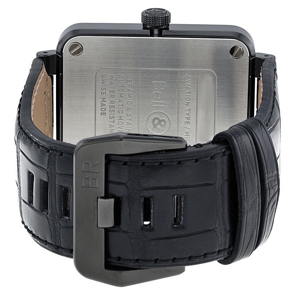 IMG_9086 Bell & Ross BR0192-BL-CER/SCR Aviation Mens Automatic Black Ceramic and Stainless Steel 3