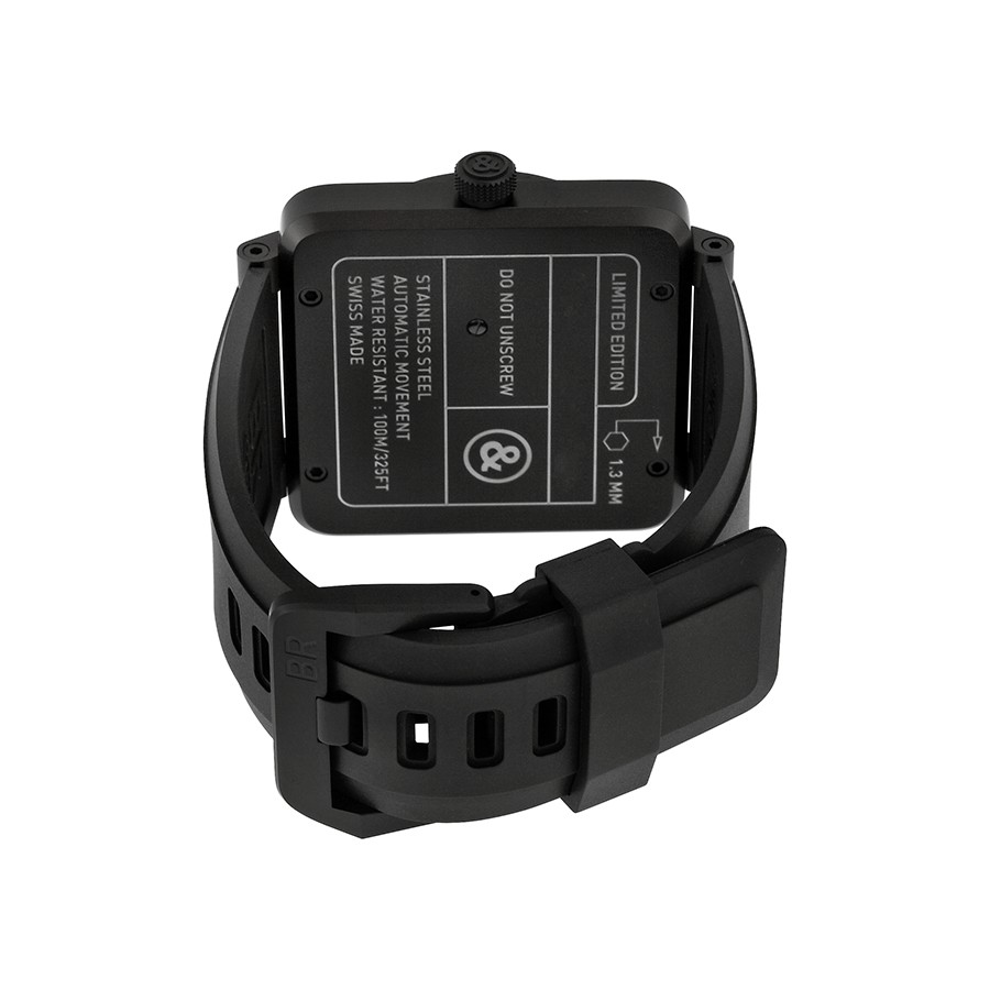 IMG_9086 Bell & Ross BR0192-HORIZON Aviation Mens Automatic Black PVD Stainless Steel 3