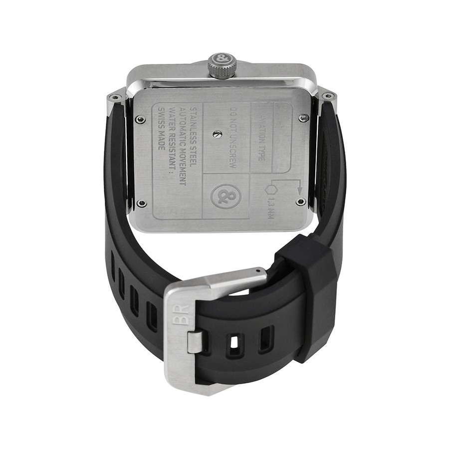 IMG_9086 Bell & Ross BR0196-BL-ST Aviation Mens Automatic Stainless Steel 3