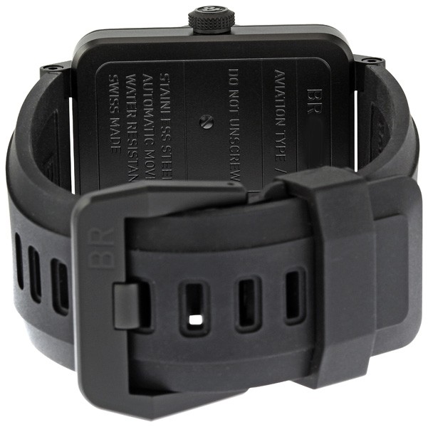 IMG_9086 Bell & Ross BR0392-BLUE Aviation Mens Automatic Black IP Stainless Steel 3