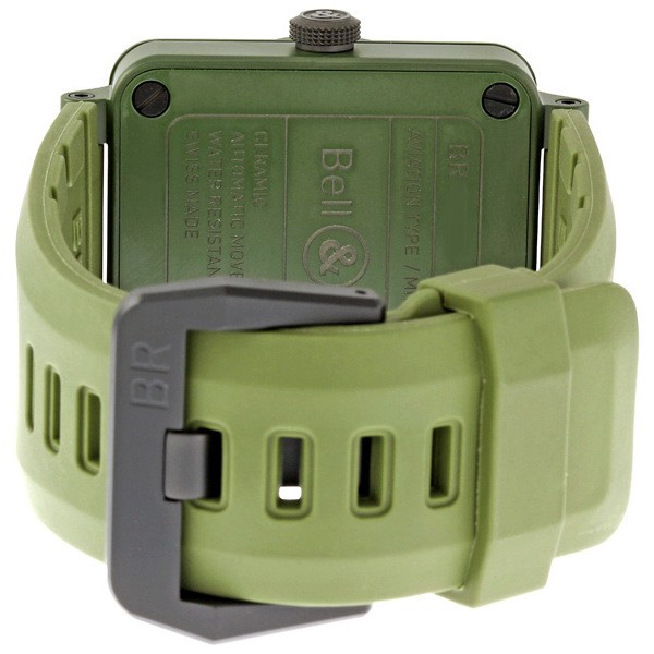 Bell & Ross BR0392-CERAM-MIL Aviation Mens Automatic Matte Khaki Ceramic 3