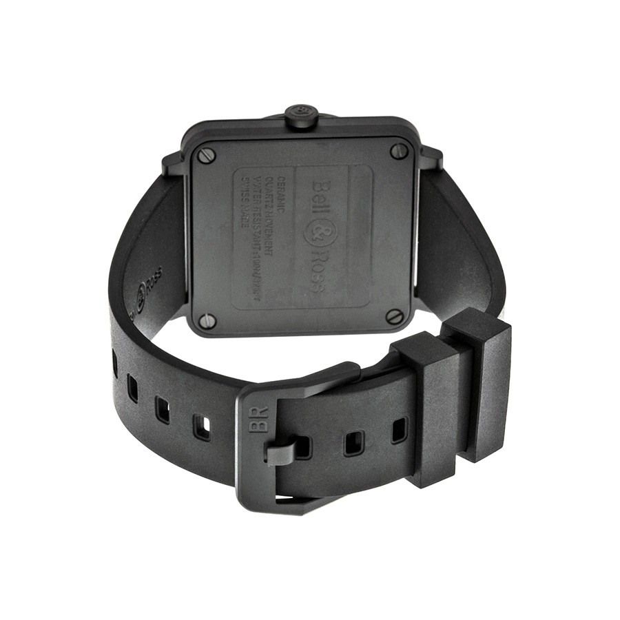 IMG_9086 Bell & Ross BRS-BL-CEM Aviation Mens Quartz Matt Black Ceramic 3