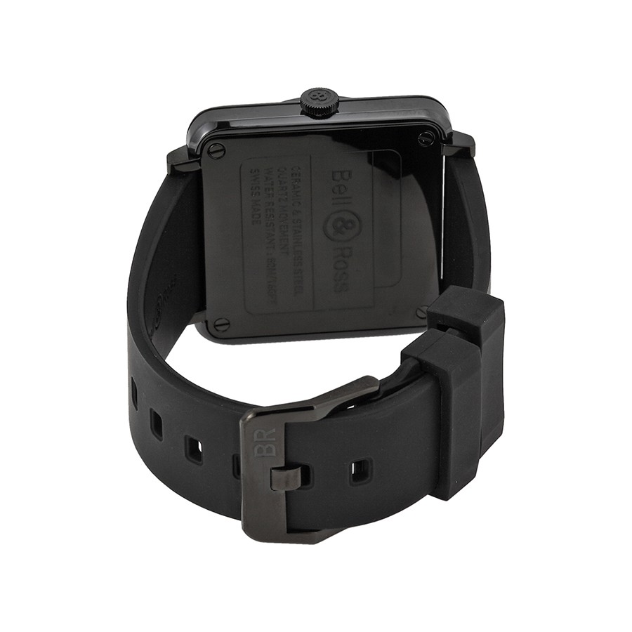 IMG_9086 Bell & Ross BRS-BLC-PH/SBR Aviation Mens Quartz Black Ceramic and Steel 3